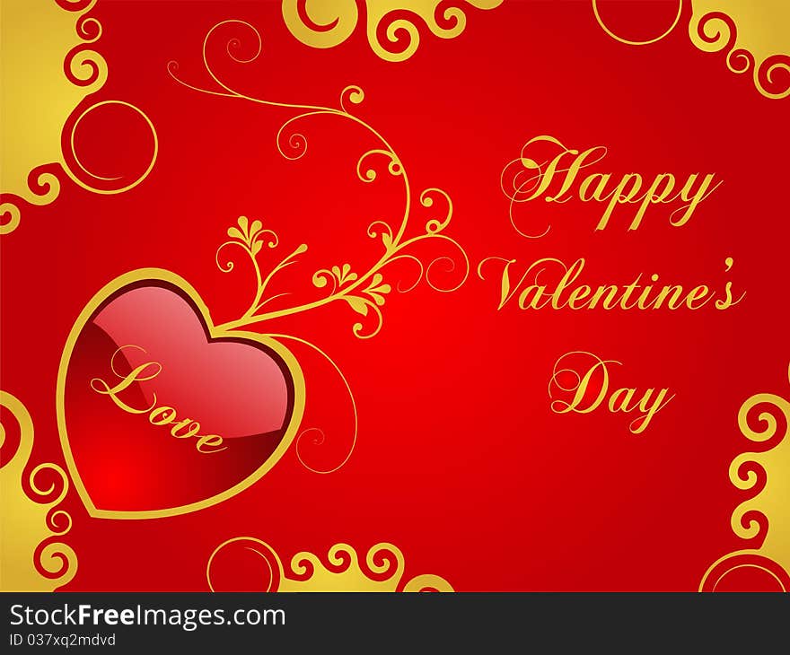 The illustration contains the image of valentine background. The illustration contains the image of valentine background.