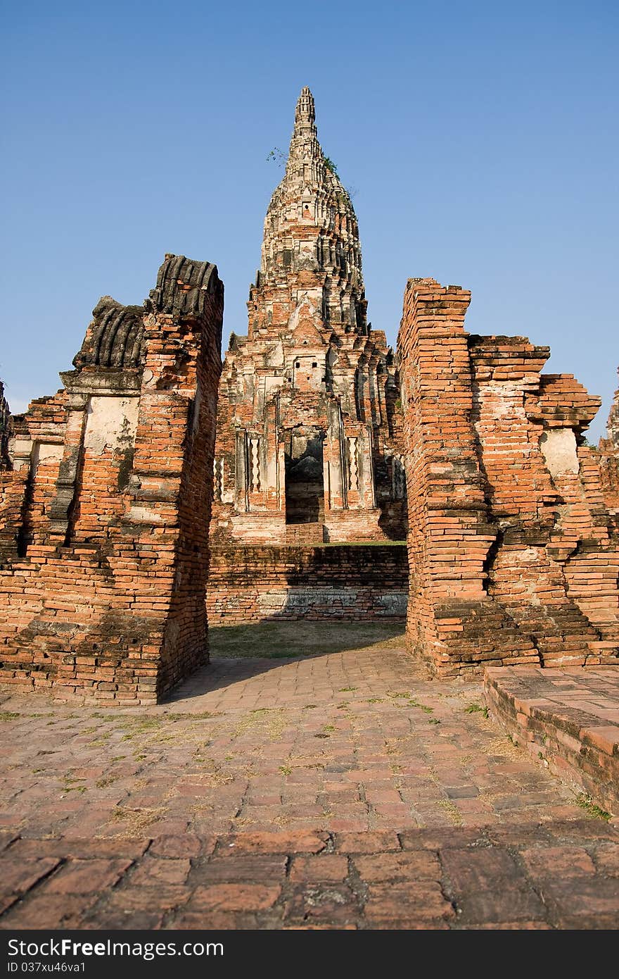 Castle behind the door in Thailand. Castle behind the door in Thailand