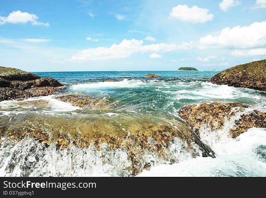 The sea in thailand