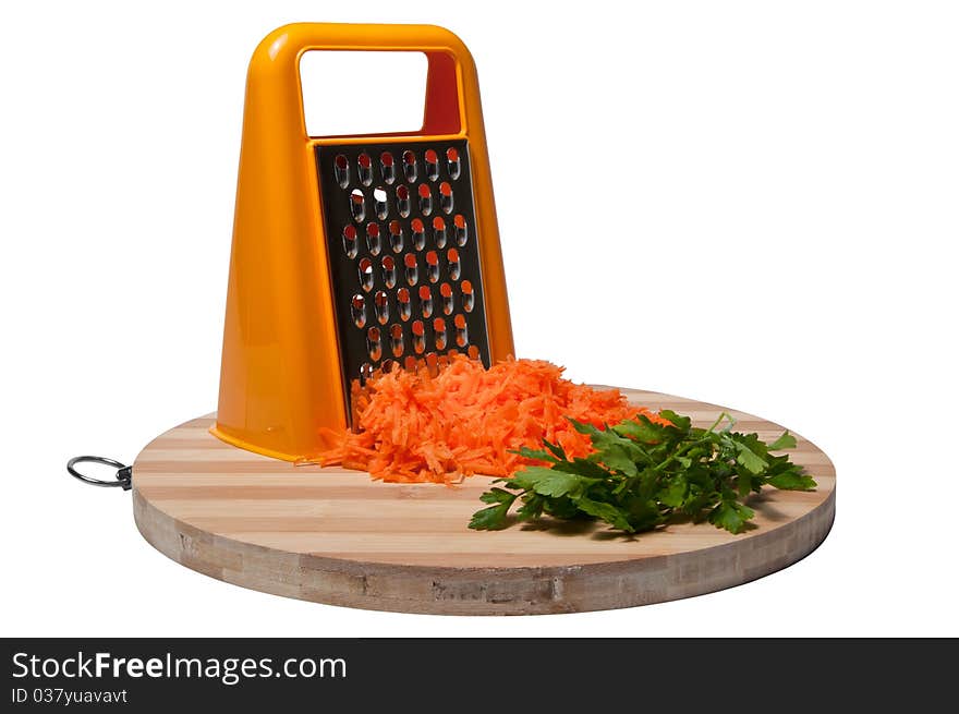 Grated Carrots And Parsley