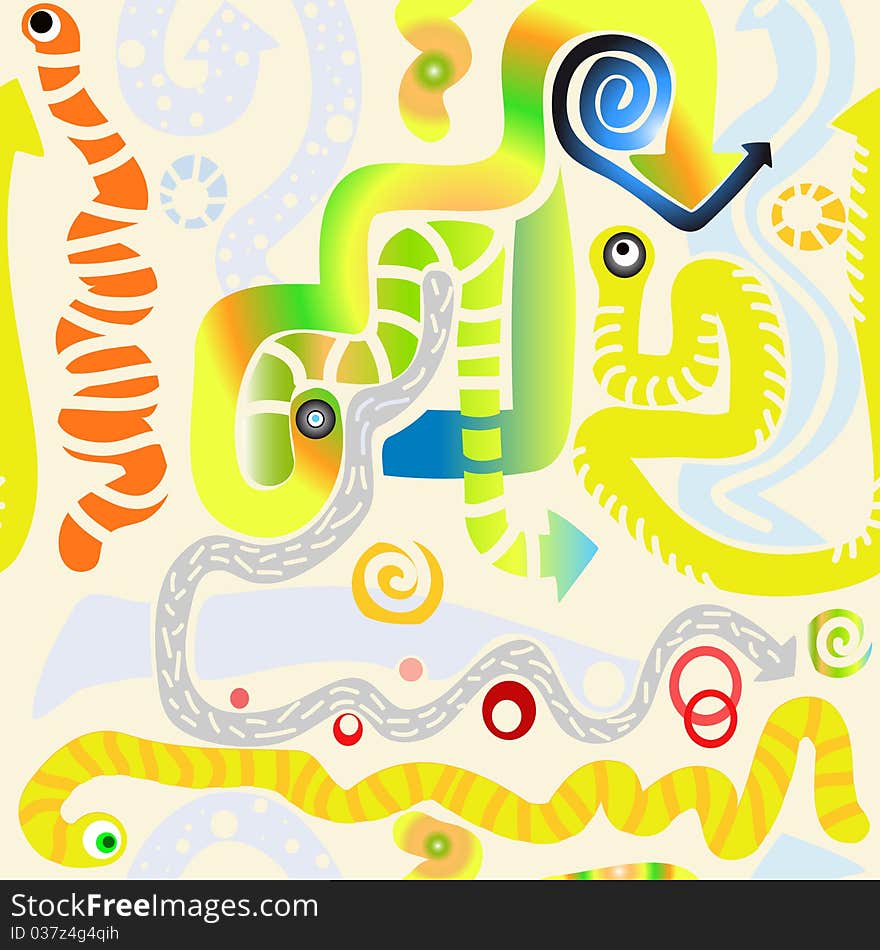 Abstract seamless textures. Abstract  illustration.