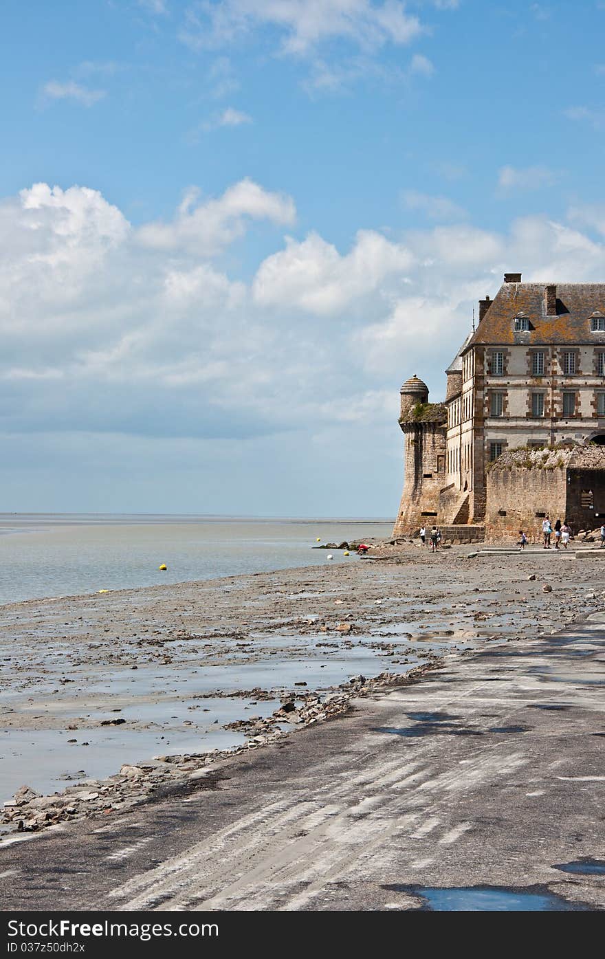 The Marsh at Mont St Michel - Normandy - France