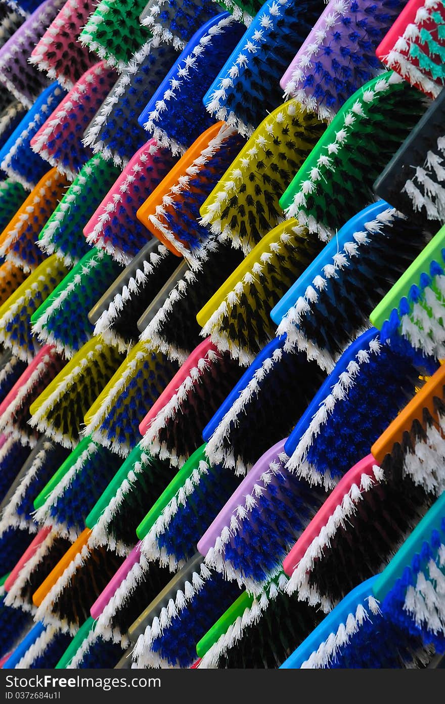 Colorful brushes