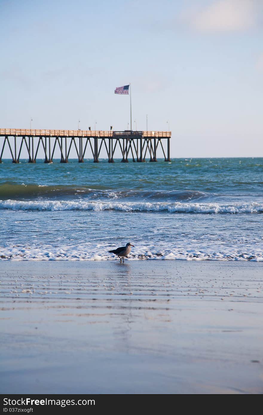 Historic Ventura Pier in Central California