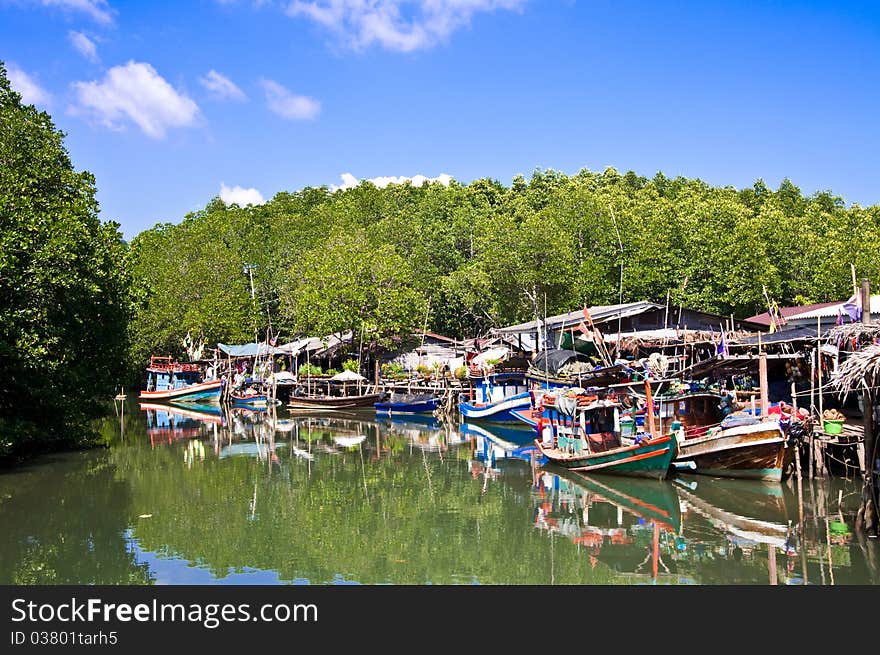 Fishing Boats In Koh Chang Thailand