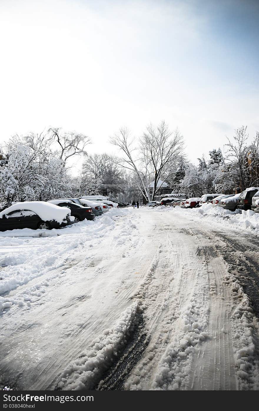 Snow season in Washington DC area. photo was taken 2011. Snow season in Washington DC area. photo was taken 2011