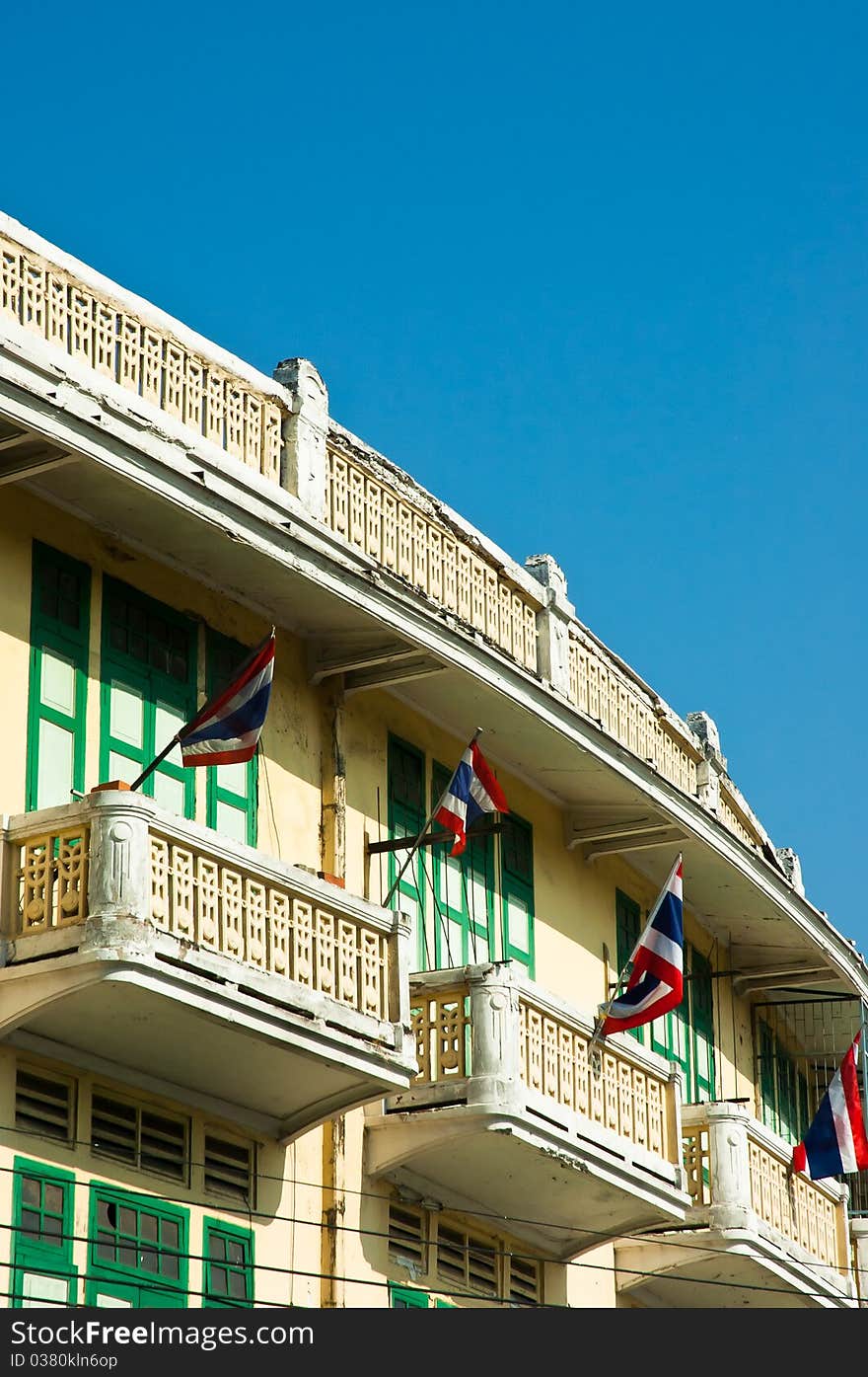 Old classic building in thailand