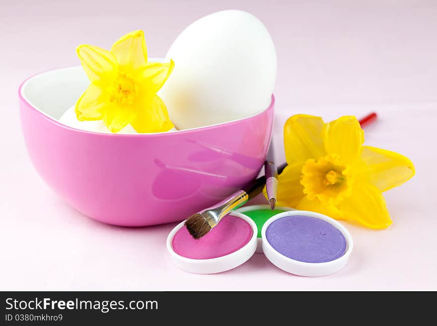 Easter eggs and colors