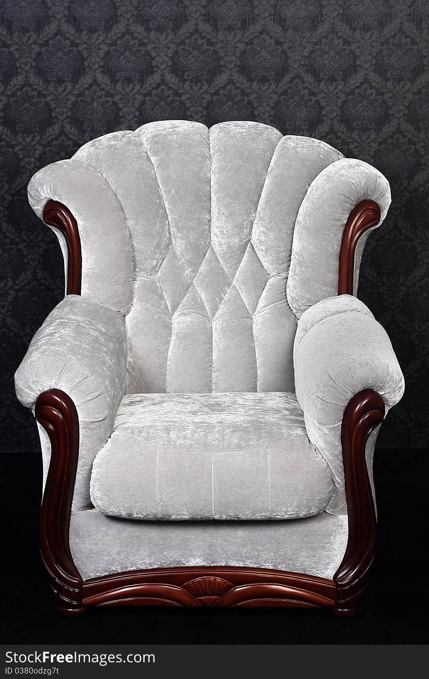 Vintage brown-gray chair