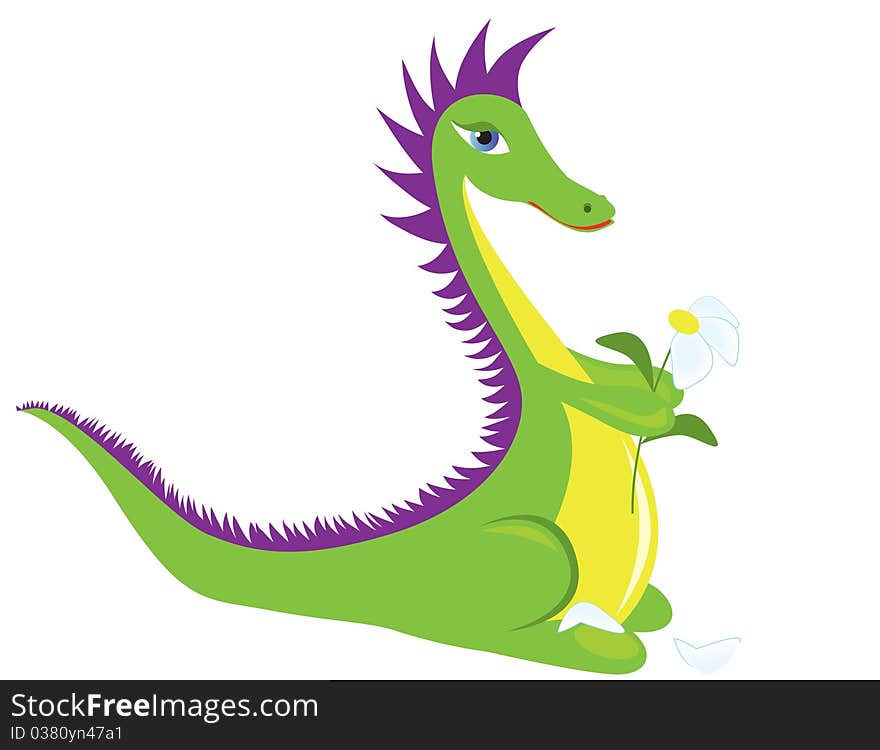 Dragon with a camomile