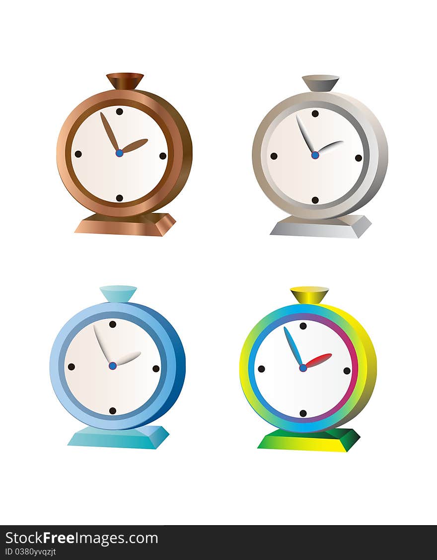 Four type of clocks