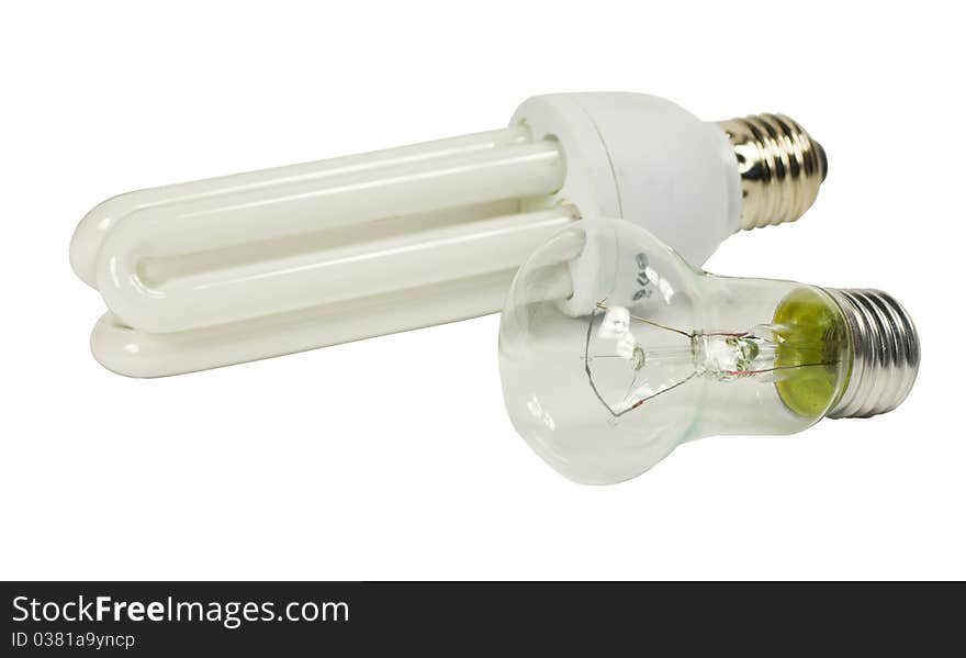 Incandescent and fluorescent lamps