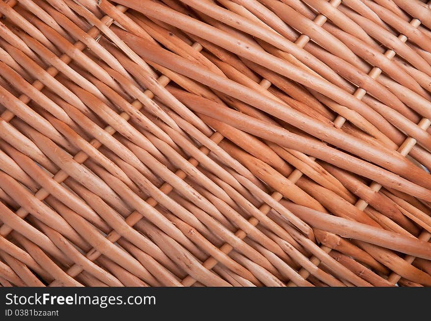 Wicker basket background