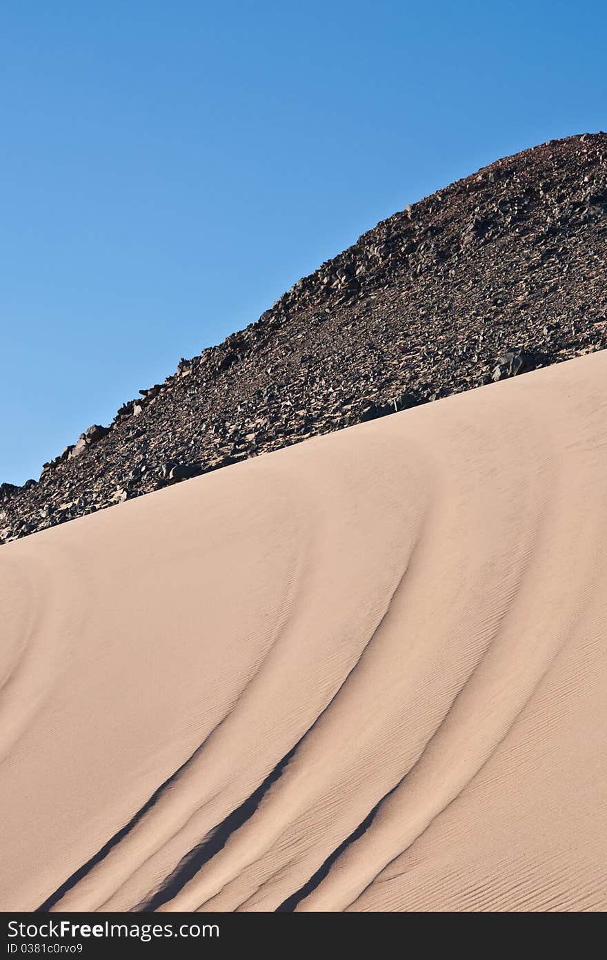 Mountains In Desert