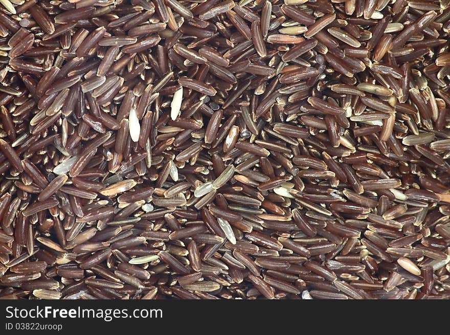 Brown Rice grains texture or background. Brown Rice grains texture or background