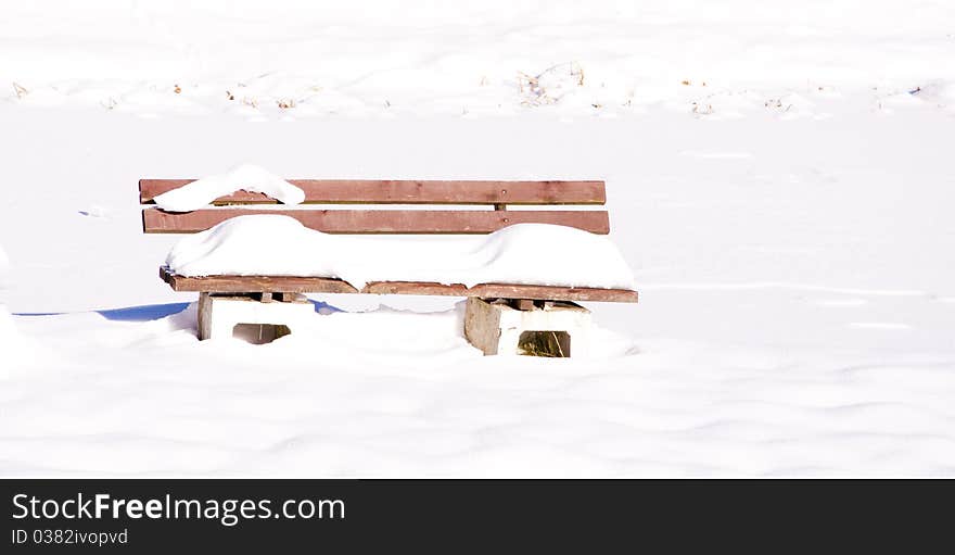 Bench in the Snow