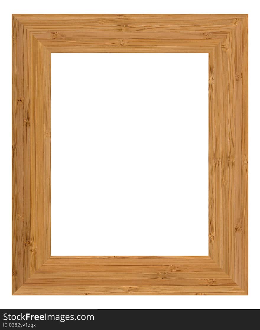 Isolated frame on white background
