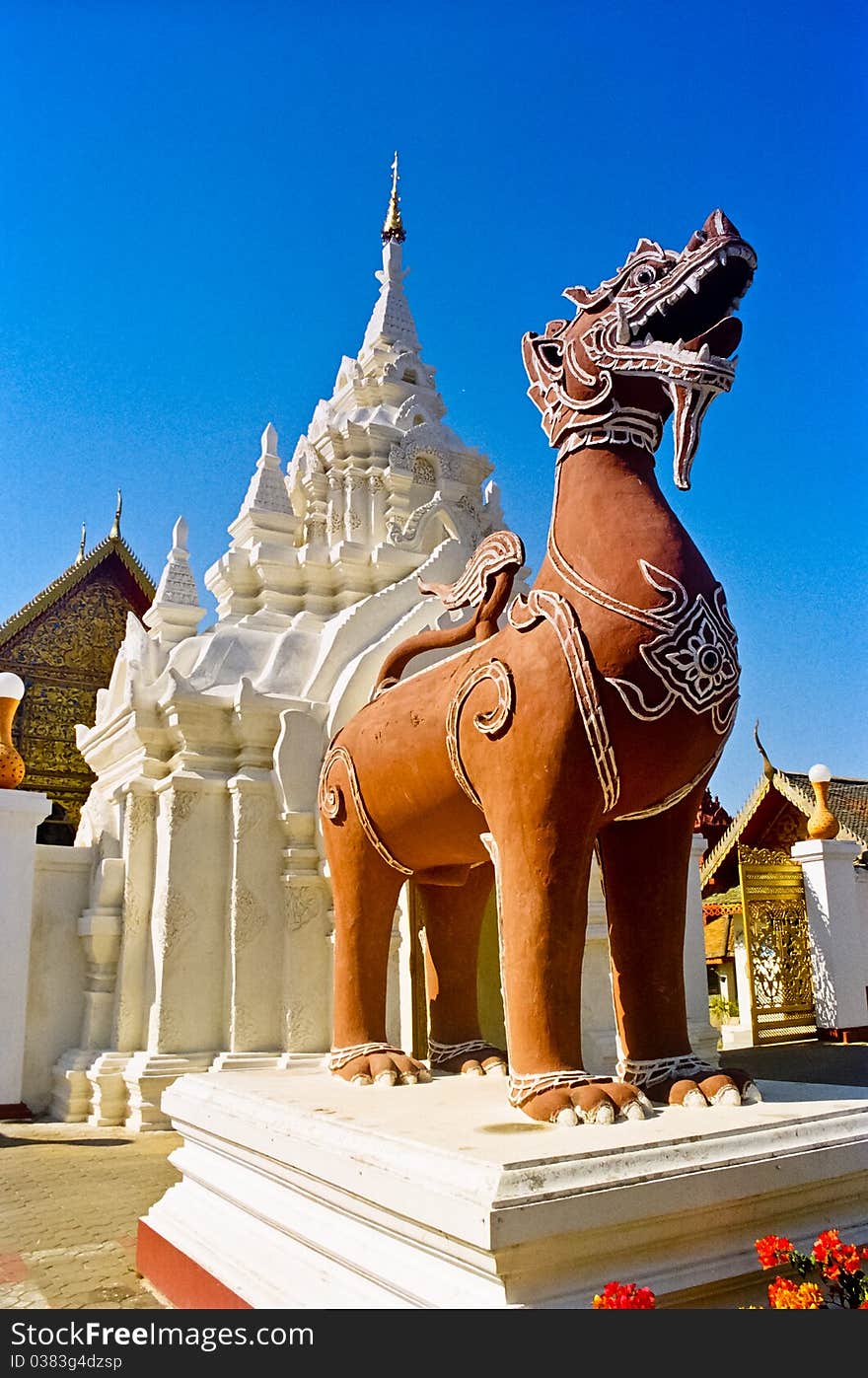 Wat Phrathat Hariphunchai Temple, Lampoon, Thailand