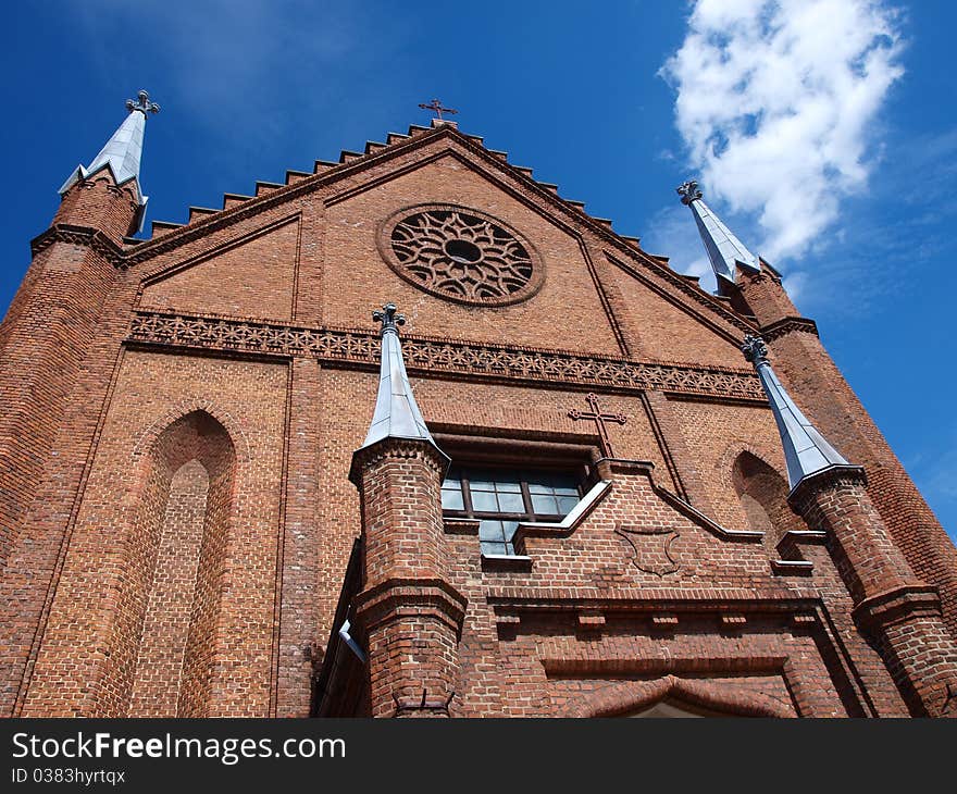 The Church of All Saints in Kornik, Poland. The Church of All Saints in Kornik, Poland