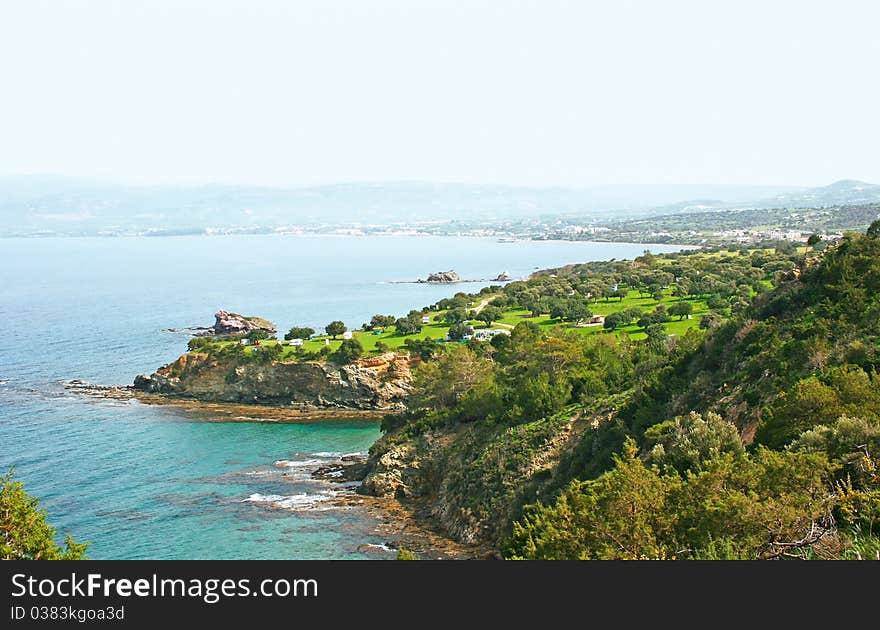 Akamas Peninsula in Cyprus, nature reserve.