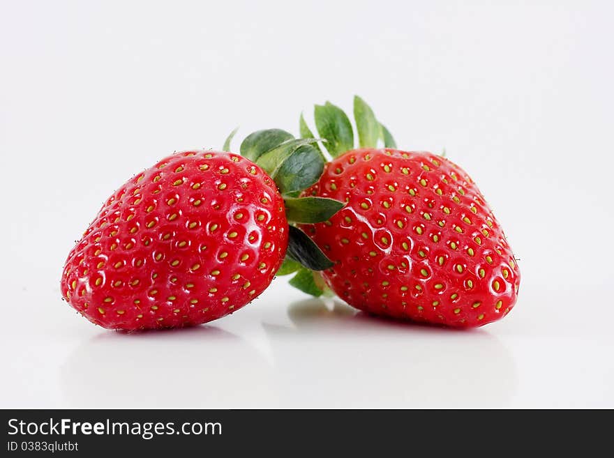 Starwberry On White Background