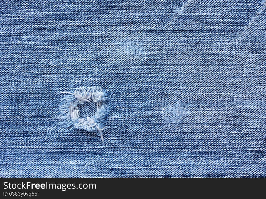 Texture Of Jeans Cloth