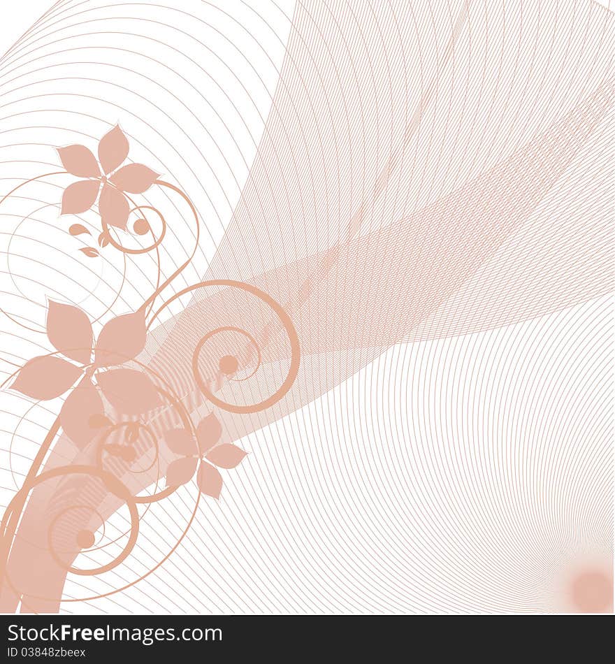 Wavy abstract background