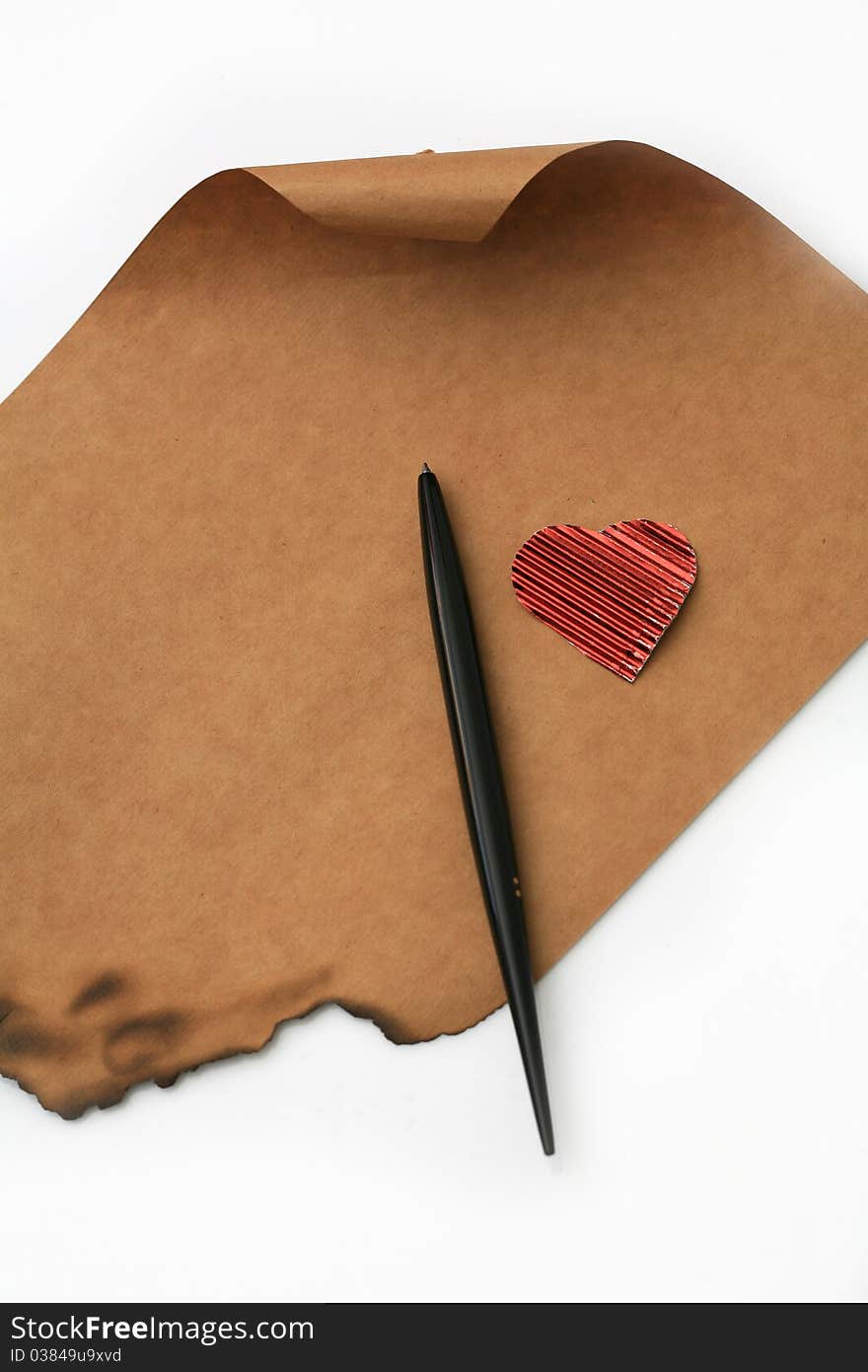 Emotional heart design crafted Valentine's Day