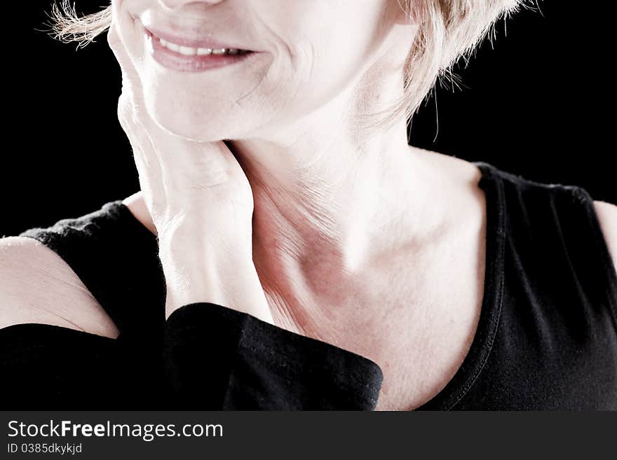 Actress On Stage, Close-up