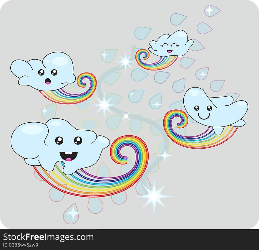 Cool a cloudlet on rainbows. Cool a cloudlet on rainbows