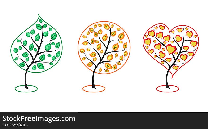 Vector Collection of trees for you