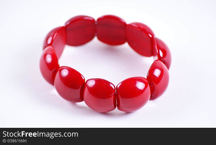 Red stone bracelet