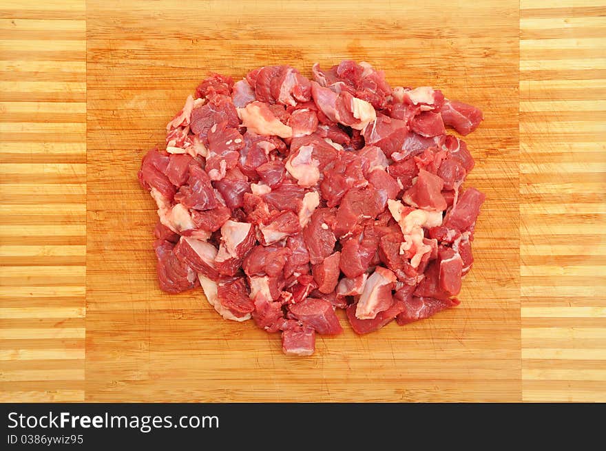 Raw meat