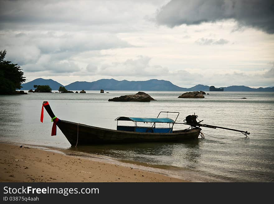 Seascape With Boat