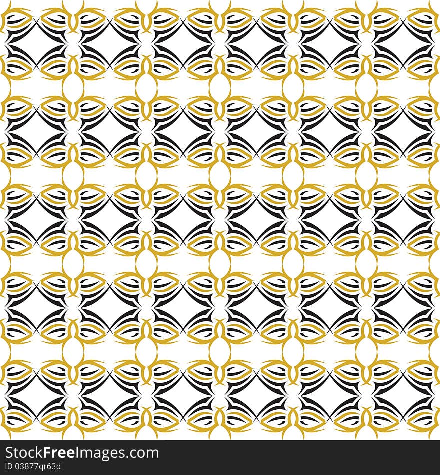 Seamless abstract tribal faces background. Seamless abstract tribal faces background