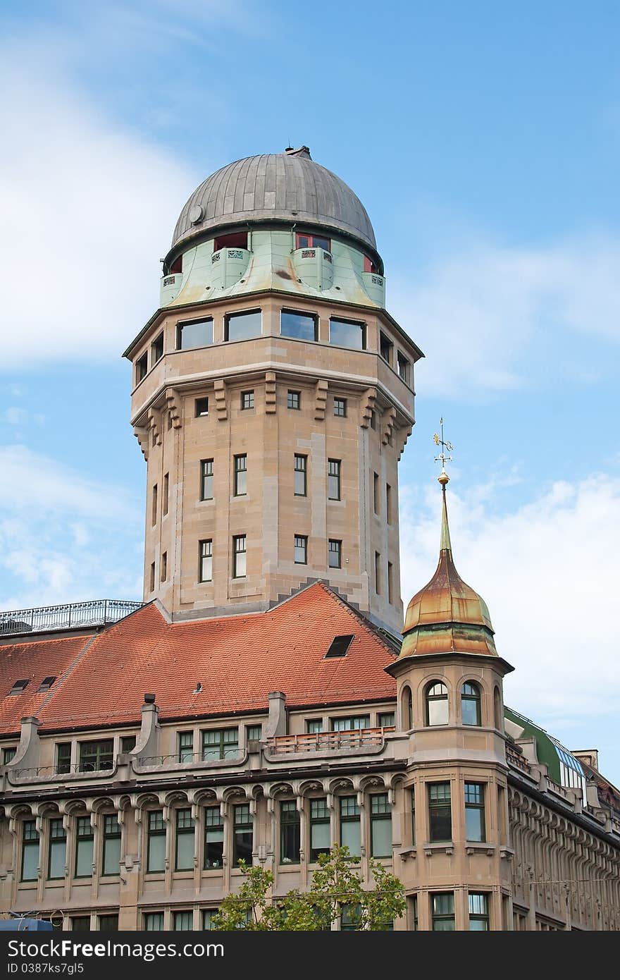 Tower of the Urania observatory in Zurich