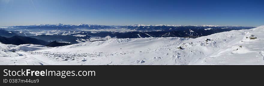 Winter In Ukrainian Mountains