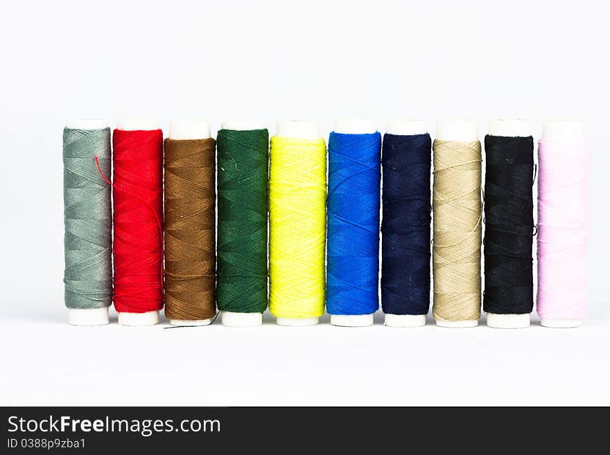 Multicolor  Of Sewing Threads