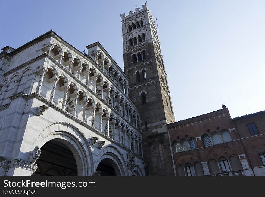 Lucca a beautiful town in tuscany