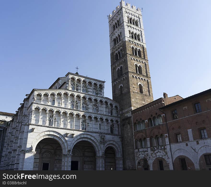 Lucca a beautiful town in tuscany