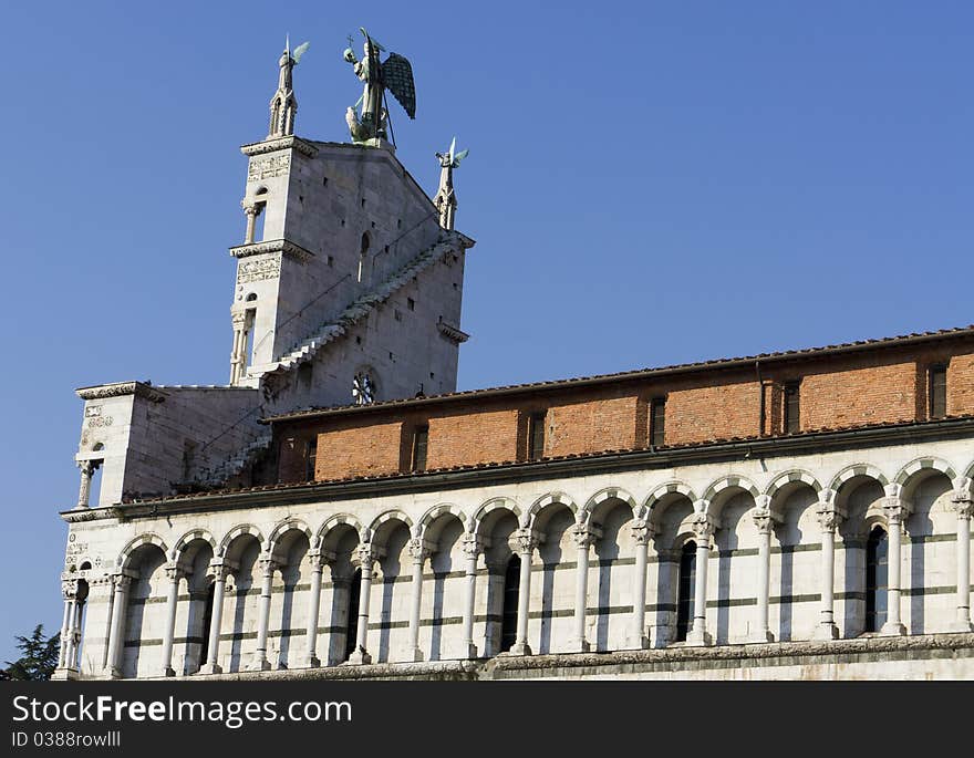 Lucca a beautiful town in tuscany