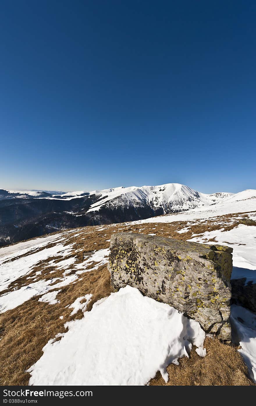 Mountain Landscape With Rocks