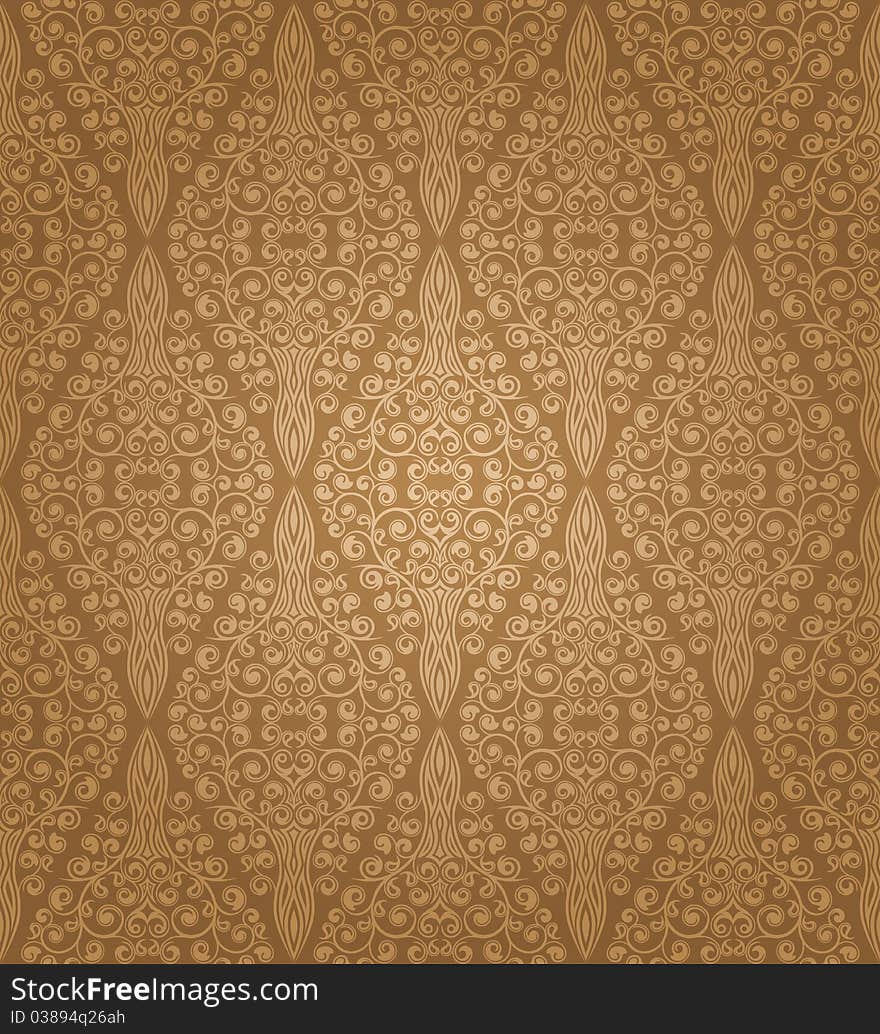 Seamless floral pattern. Vector illustration.