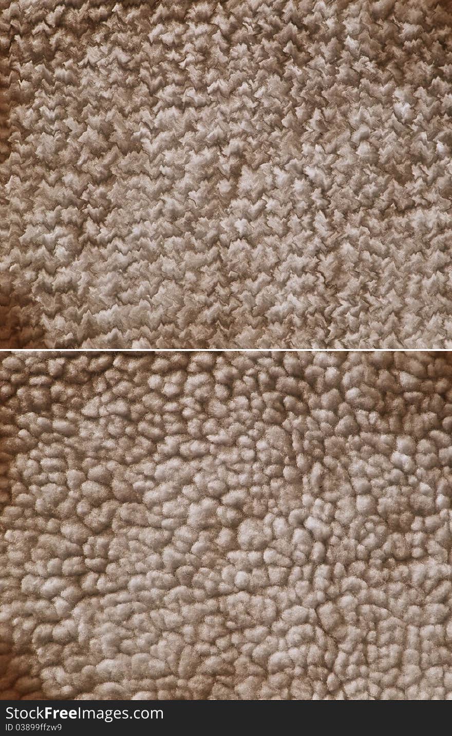 Set of 2 textured textile fabric background