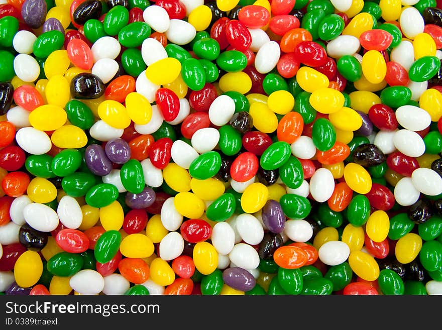 Many gelatin candies as background. Many gelatin candies as background