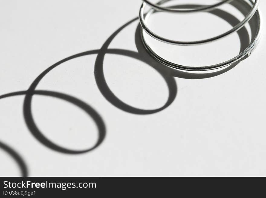 Close up photo of a spiral shadow. Close up photo of a spiral shadow...