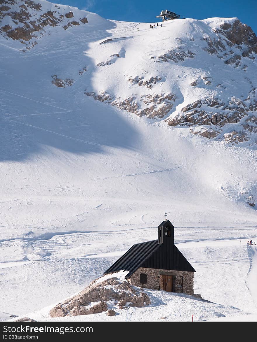 Winterlandscape In The Zugspitze, Germany