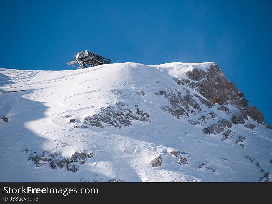 Winterlandscape in the Zugspitze, Germany