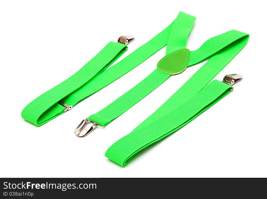 New green suspenders