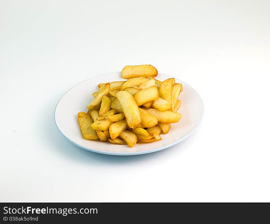 Big tasty crunchy fried potatoes. Big tasty crunchy fried potatoes